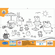จิ๊กซอว์ Peppa Pig 40 ชิ้น ลายสนุกสนานบนชายหาด